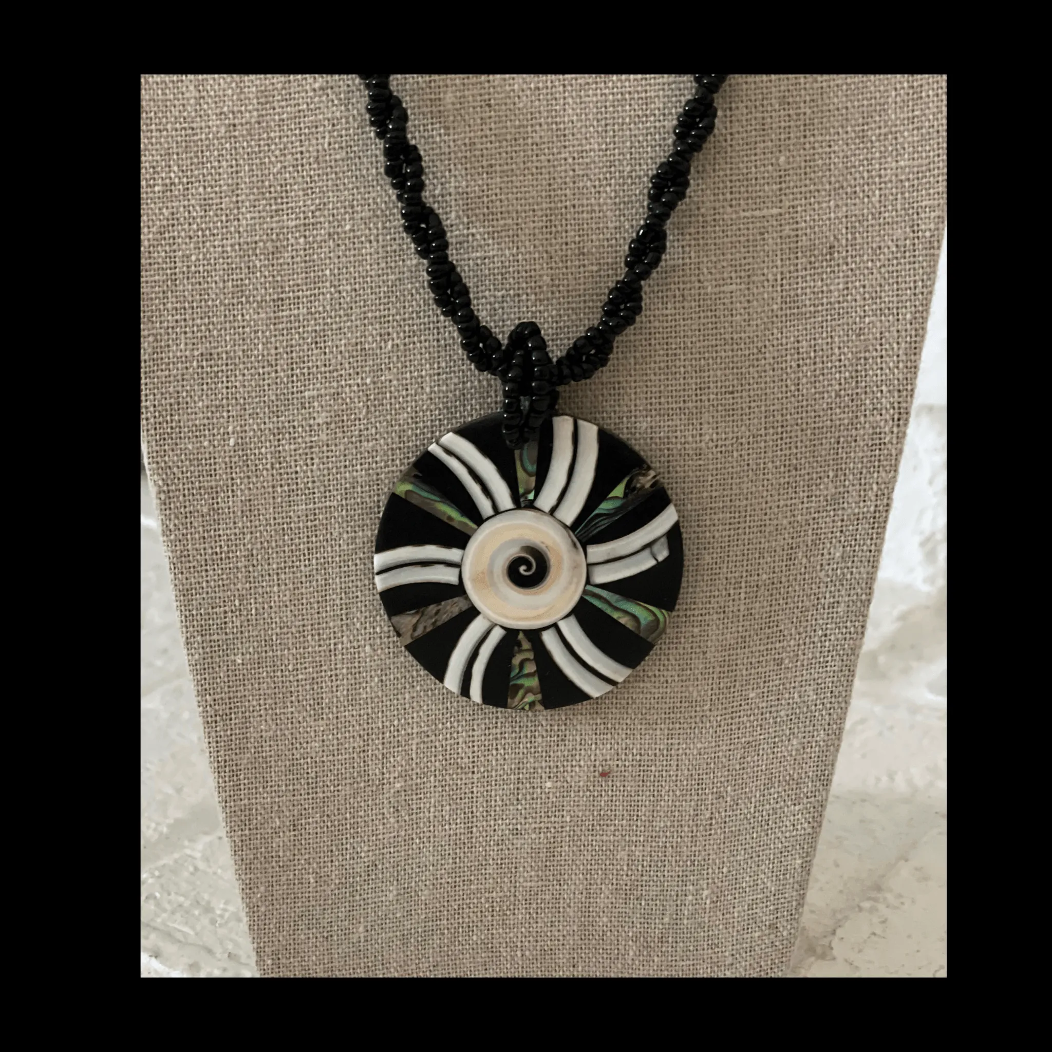 Mother Of Pearl Pendant Necklace