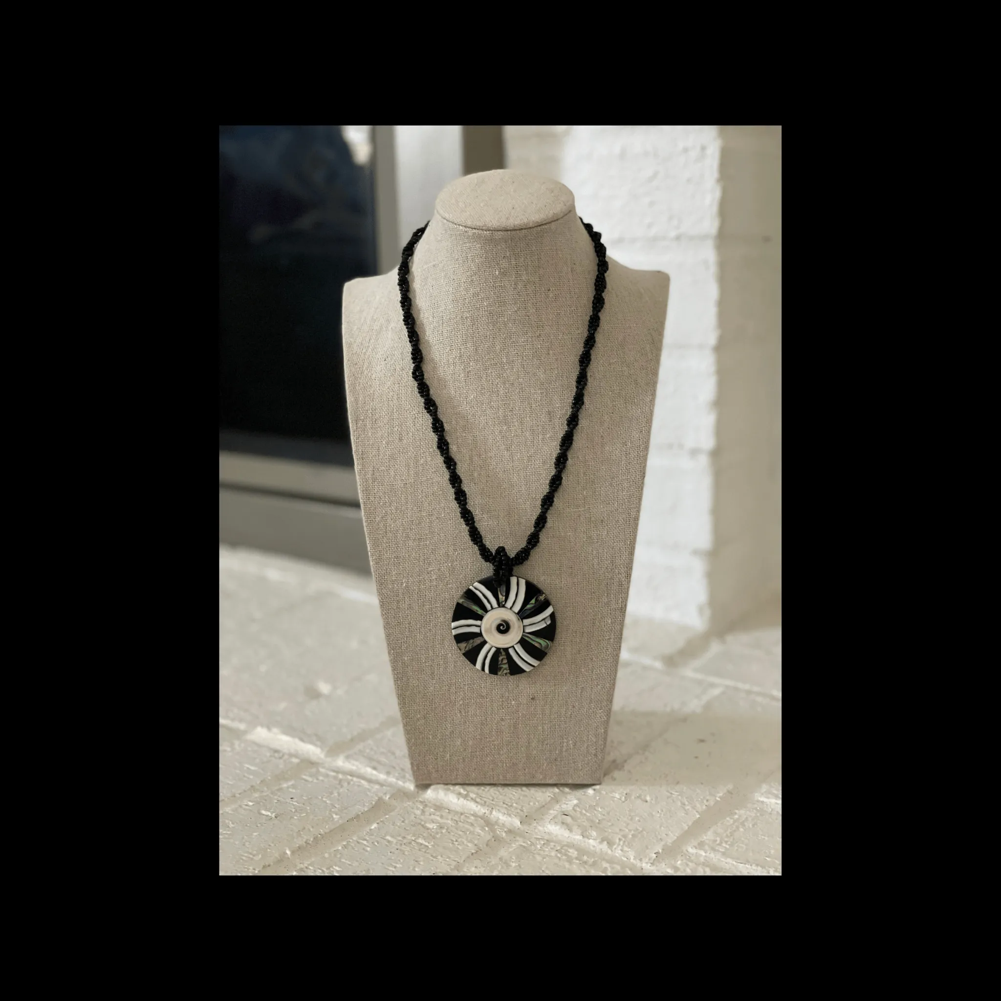 Mother Of Pearl Pendant Necklace