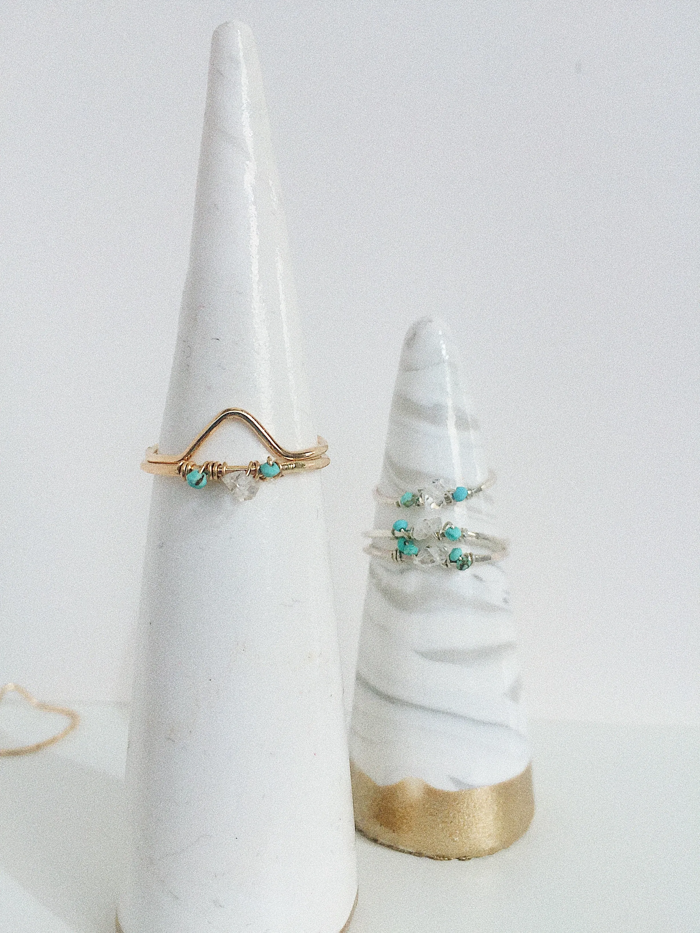 Mountain Stacking Ring-14k Gold Filled OR Sterling