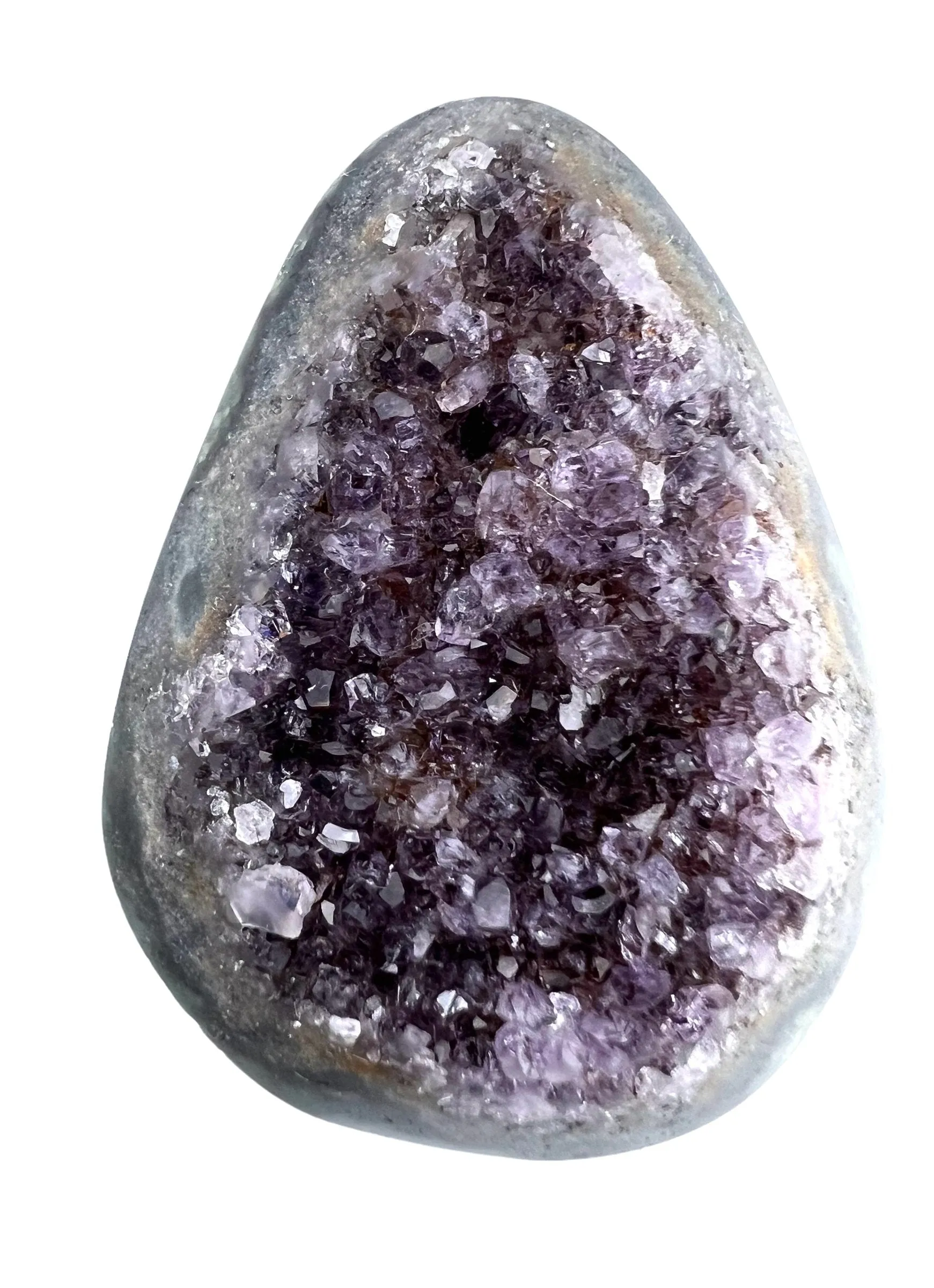 Natural amethyst druzy big designer cabochons (select 1 stone)