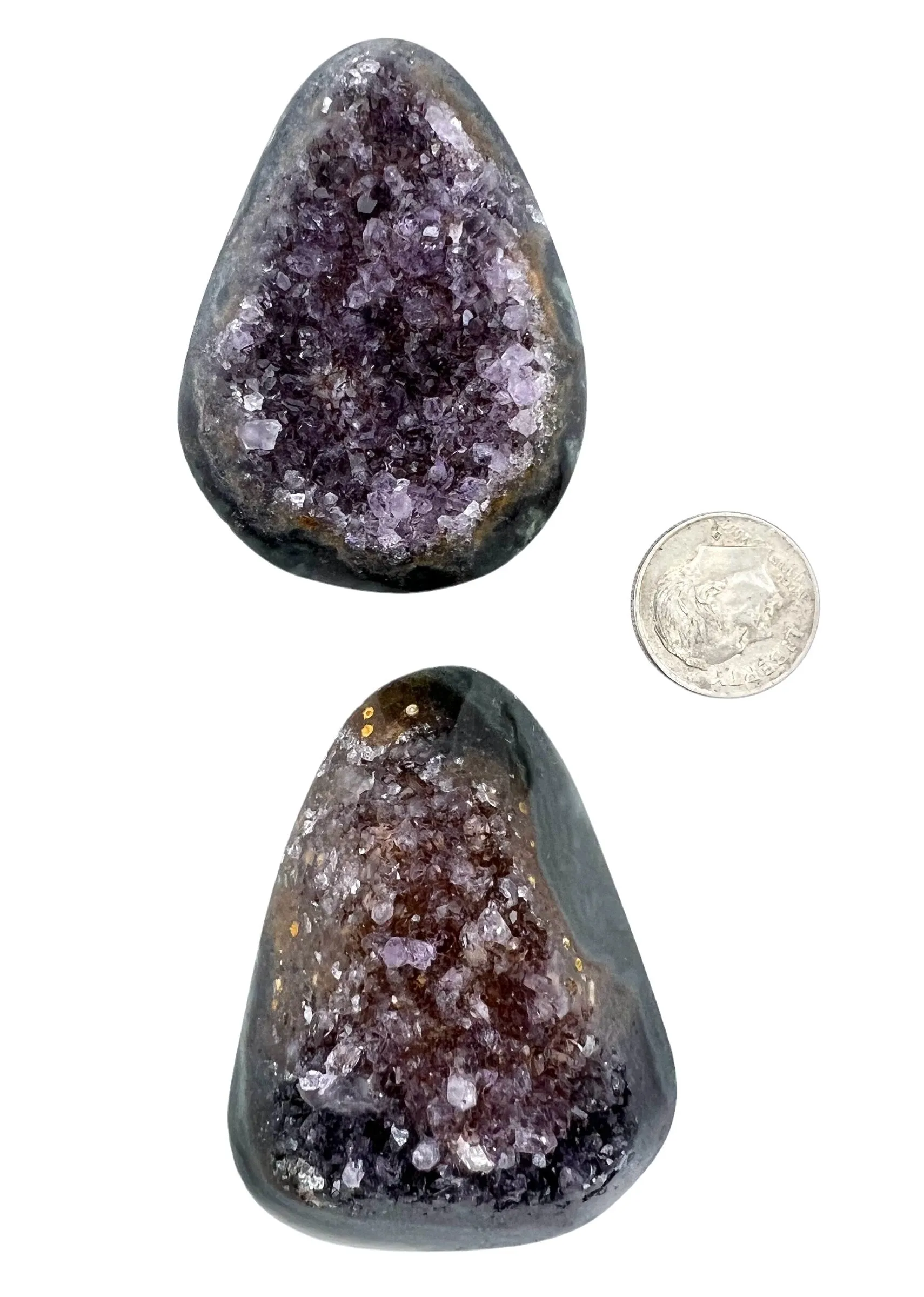 Natural amethyst druzy big designer cabochons (select 1 stone)