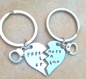 Partners In Crime Keychain, Christmas Gifts Couples, Natashaaloha