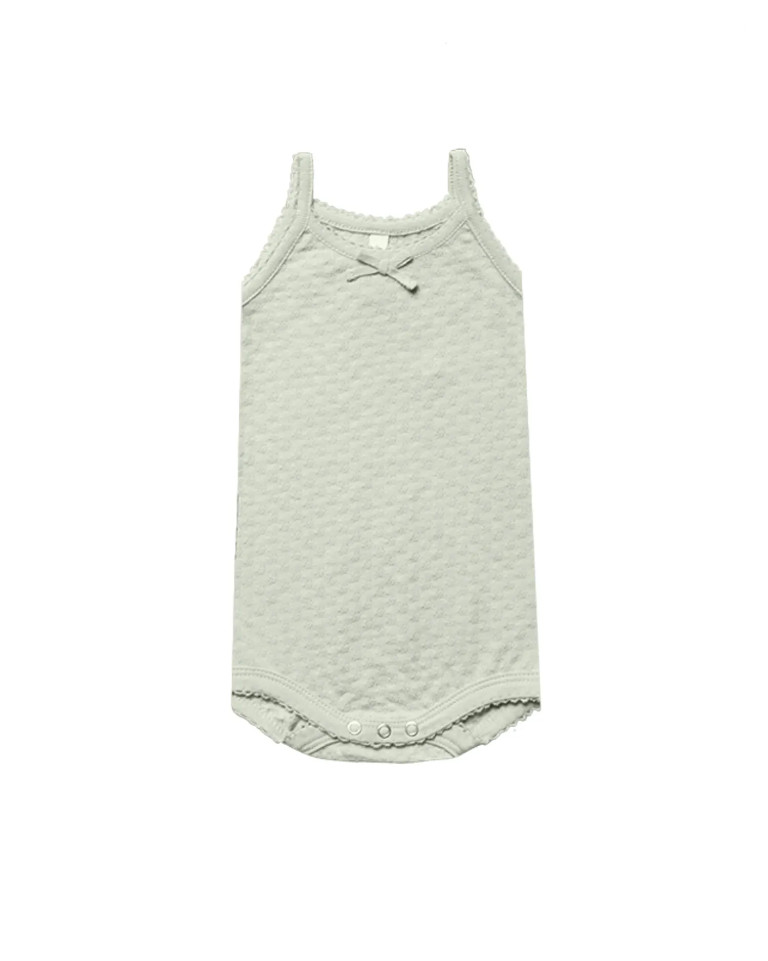 Pointelle Tank Bodysuit – Mint