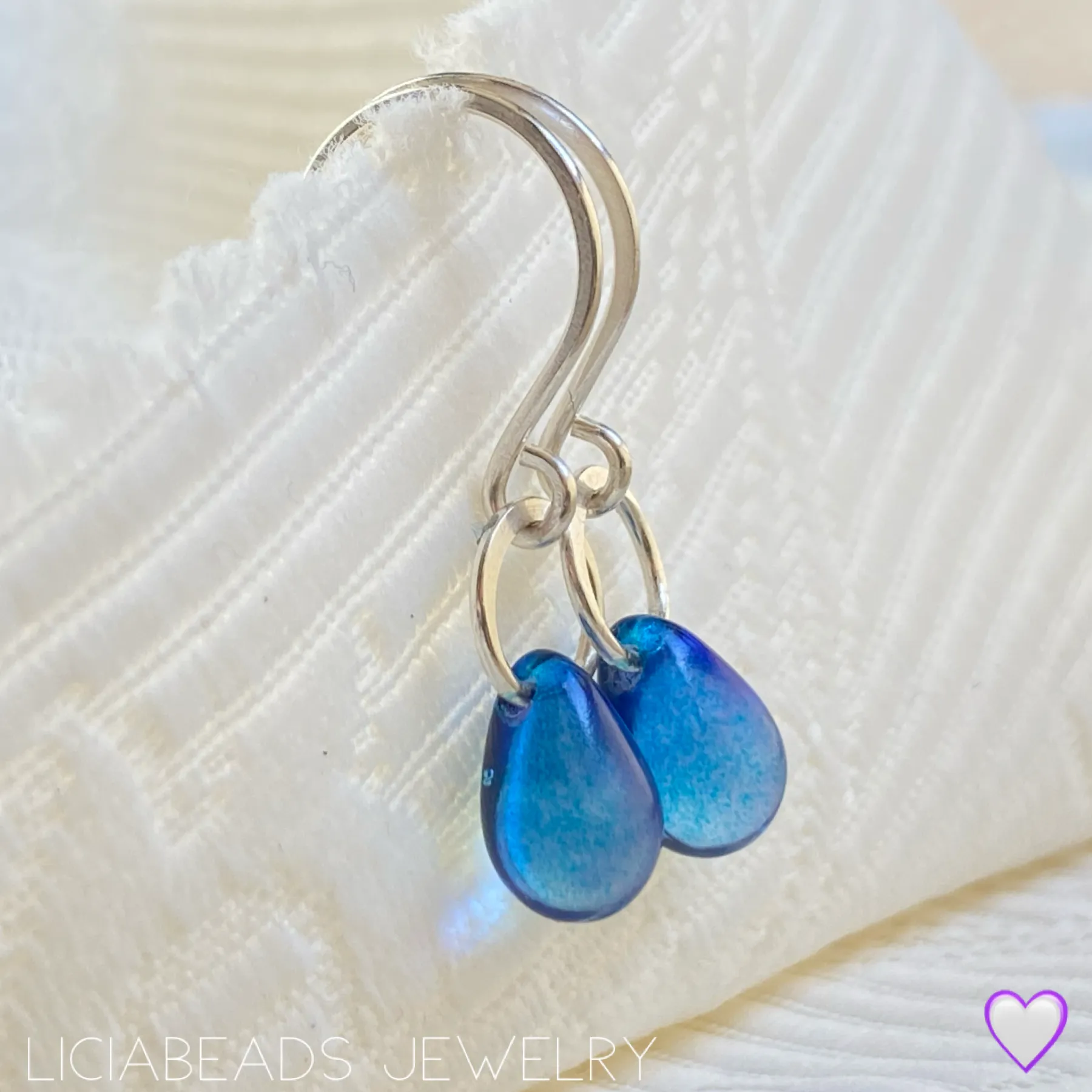 Raindrop earrings