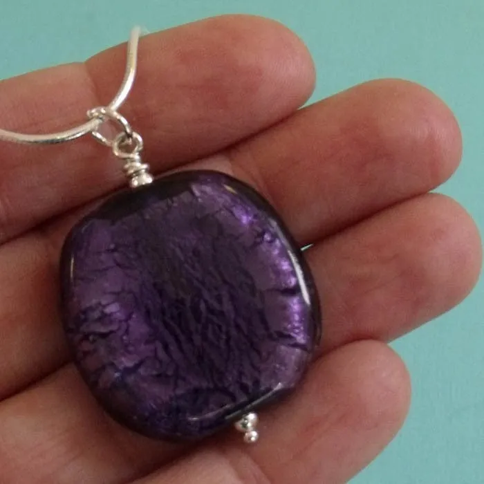 royal purple pendant