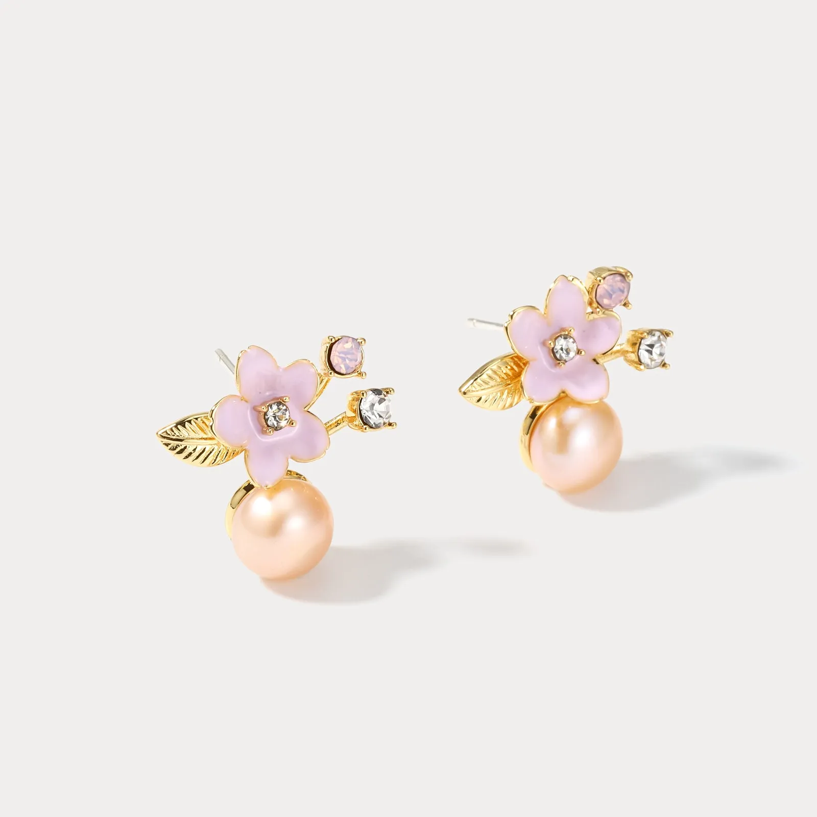 Sakura Pearl Earrings