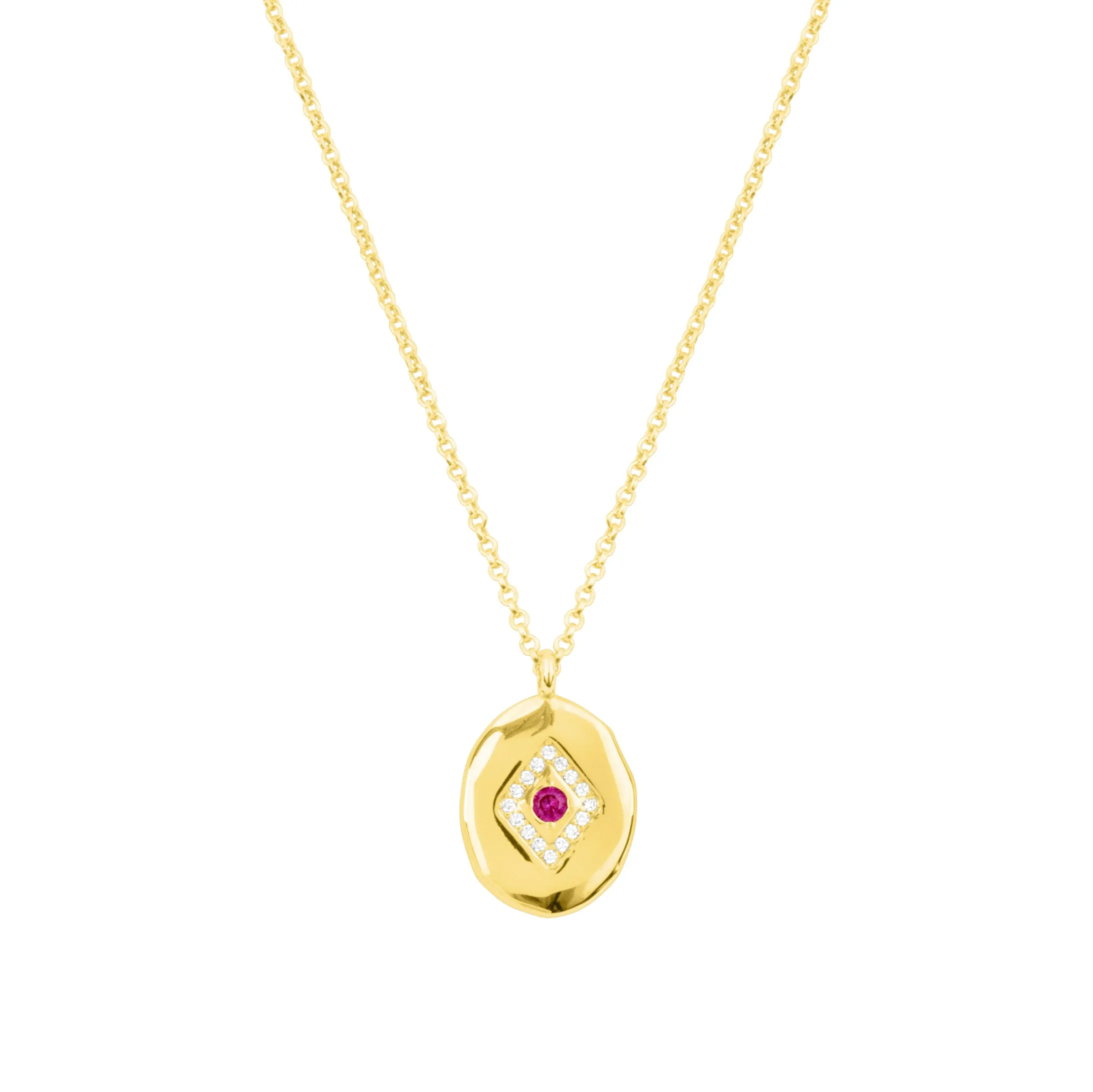 SCARLET PENDANT NECKLACE GOLD