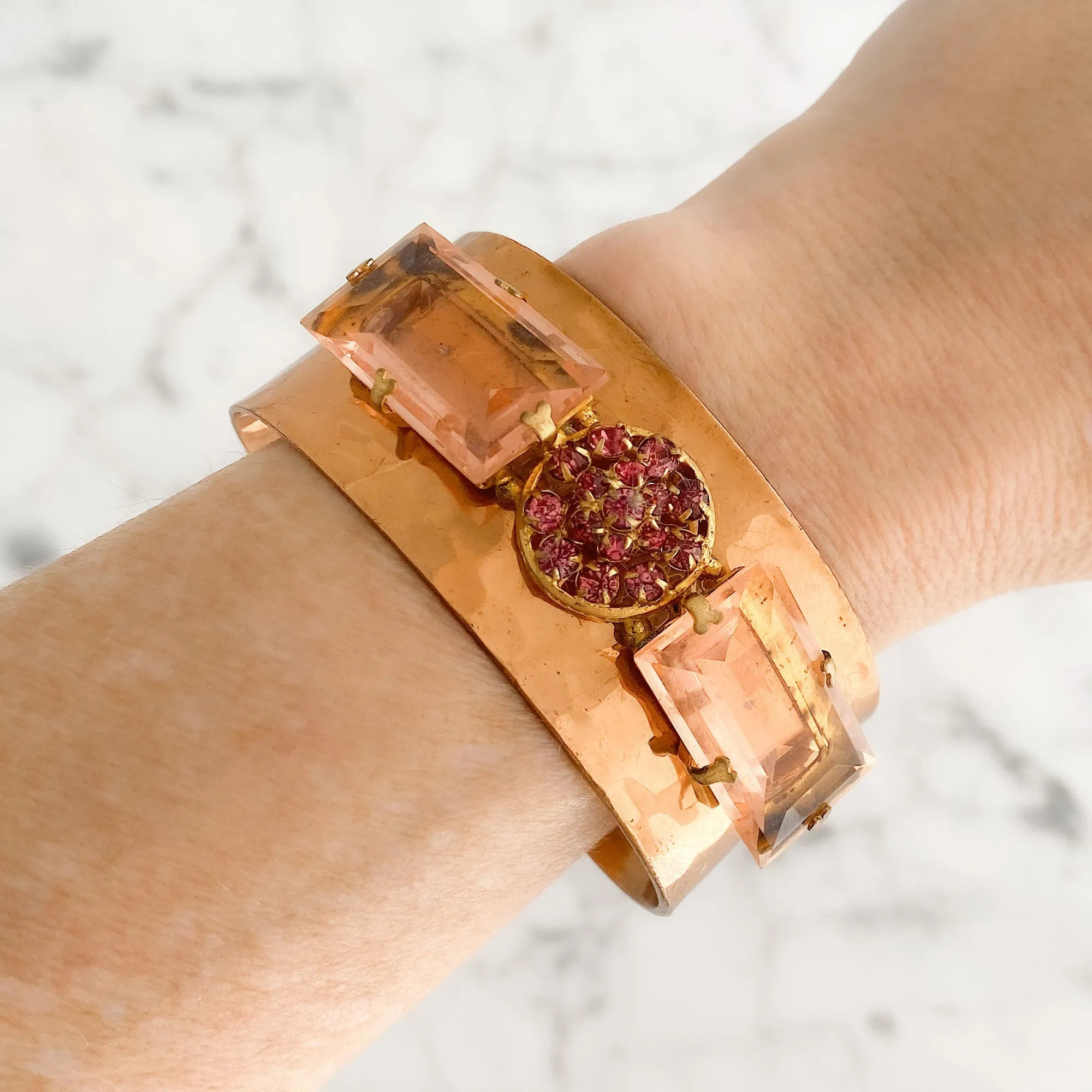 SHANNON vintage copper cuff bracelet