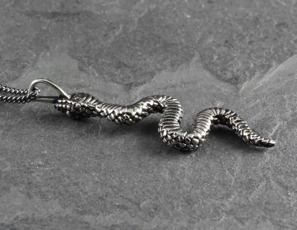 Snake Necklace - Silver