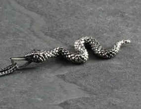 Snake Necklace - Silver