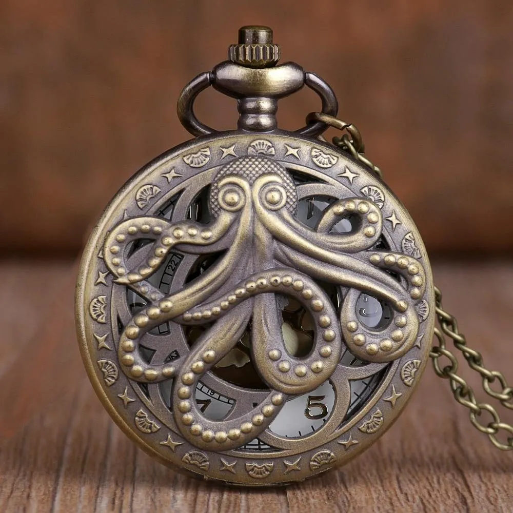 Steampunk Kraken Pocket Watch