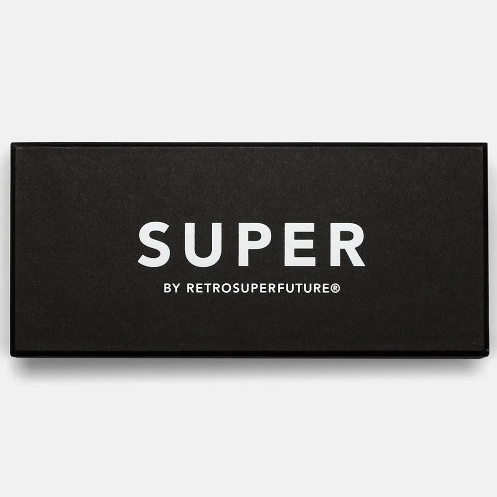 Super By RetroSuperFuture Flat Top Havana Brown Sunglasses