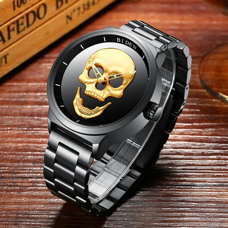 The Golden Skull Watch