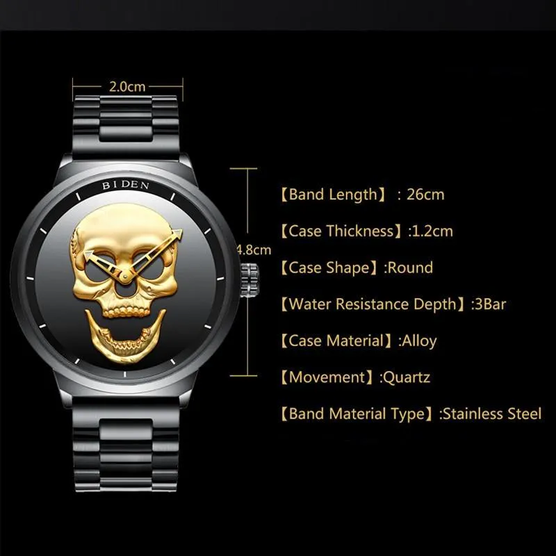 The Golden Skull Watch