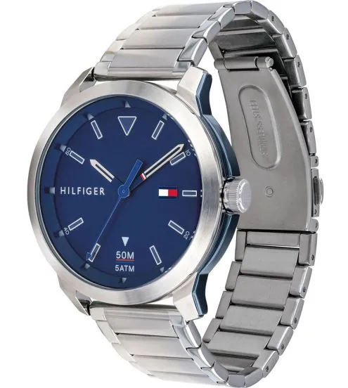 Tommy Hilfiger Mens Watch with Stainless Steel Strap - 1791620