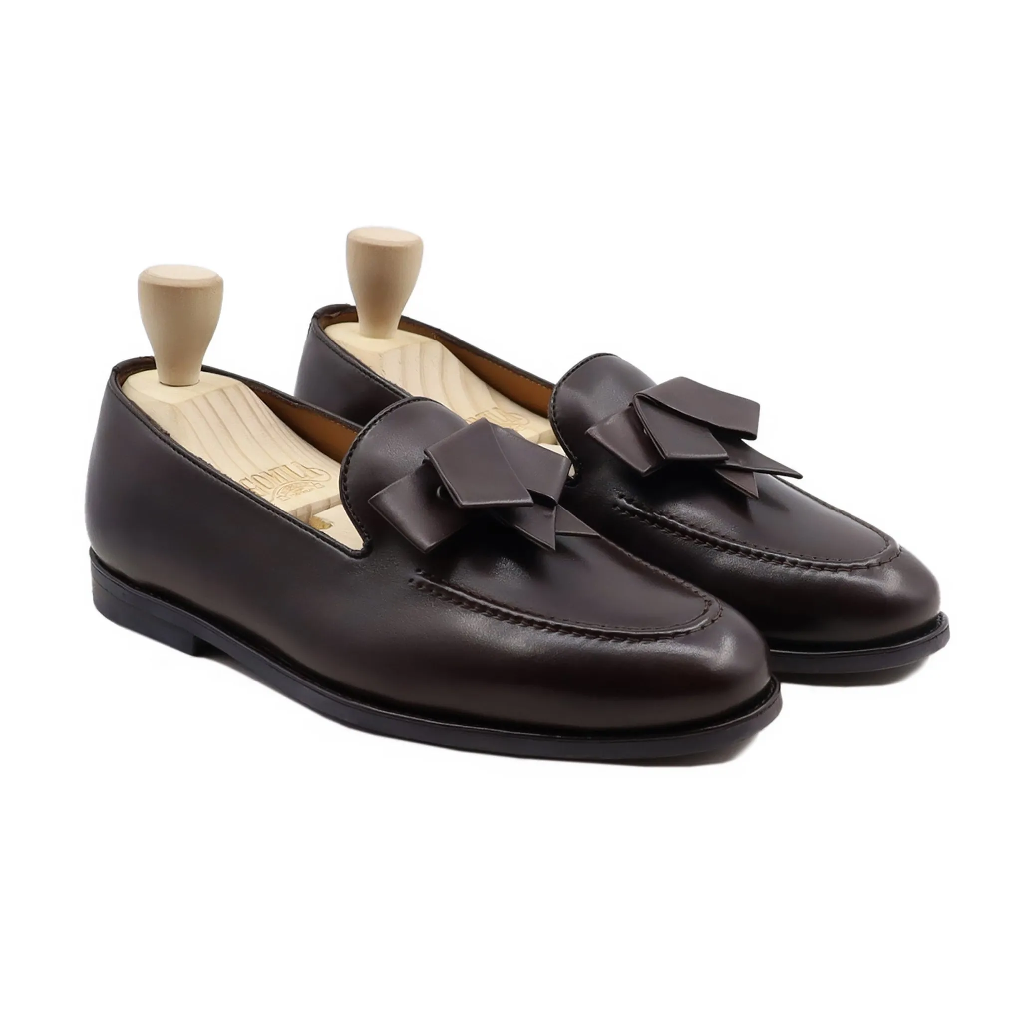 Ulaanbaatar - Men's Dark Brown Calf Leather Loafer