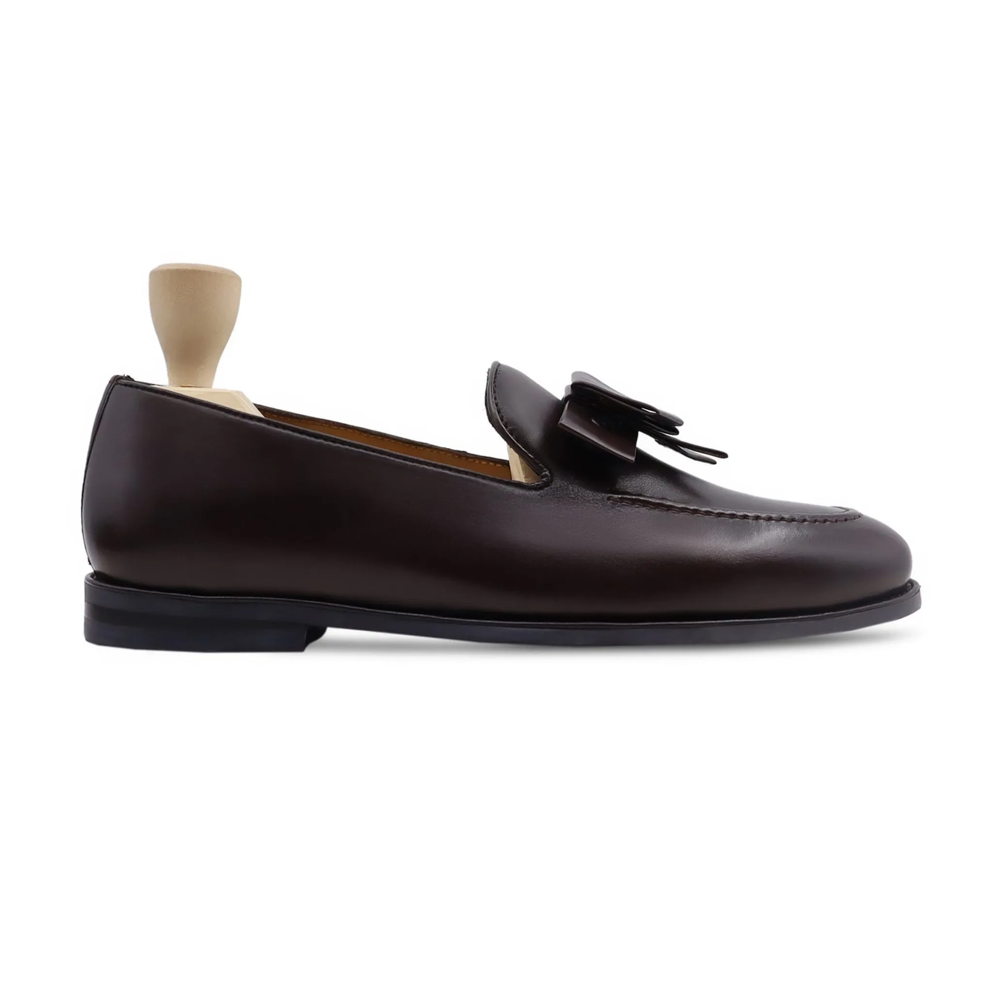 Ulaanbaatar - Men's Dark Brown Calf Leather Loafer