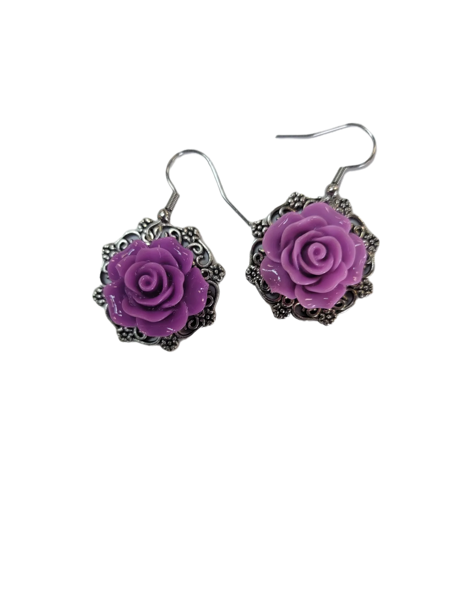 Victorian Rose Earrings