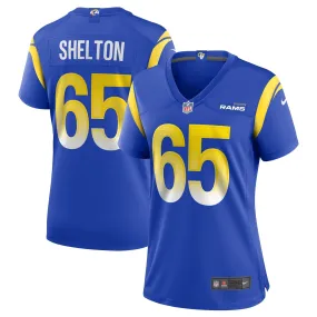 Women's Nike Coleman Shelton Royal Los Angeles Rams Game Jersey