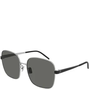 YSL SLM75 Sunglasses, Silver